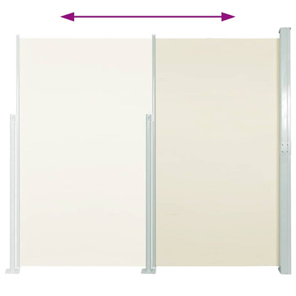 Side Awning | Cream, Green Grey
