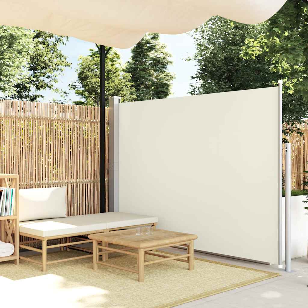 Side Awning | Cream, Green Grey