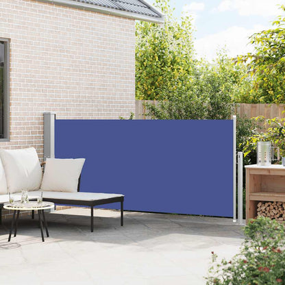 45355 vidaXL Retractable Side Awning 140 x 300 cm Blue