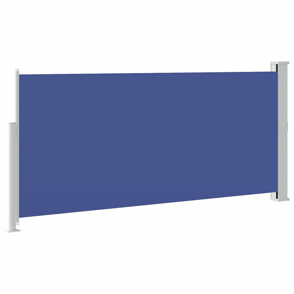 45355 vidaXL Retractable Side Awning 140 x 300 cm Blue