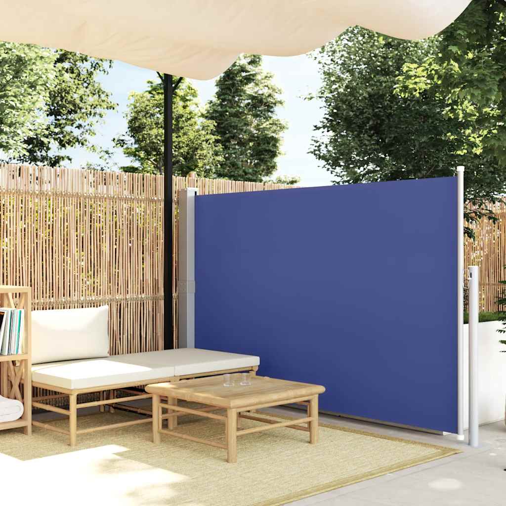 Side Awning | Blue | Steel frame, 100% polyester fabric with PU coating