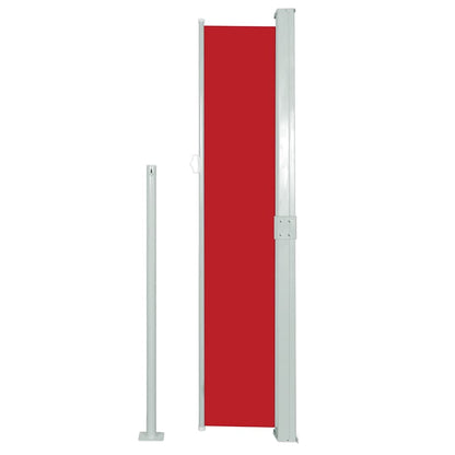 Retractable Side Awning 140 x 300 cm Red