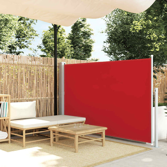 Retractable Side Awning 140 x 300 cm Red