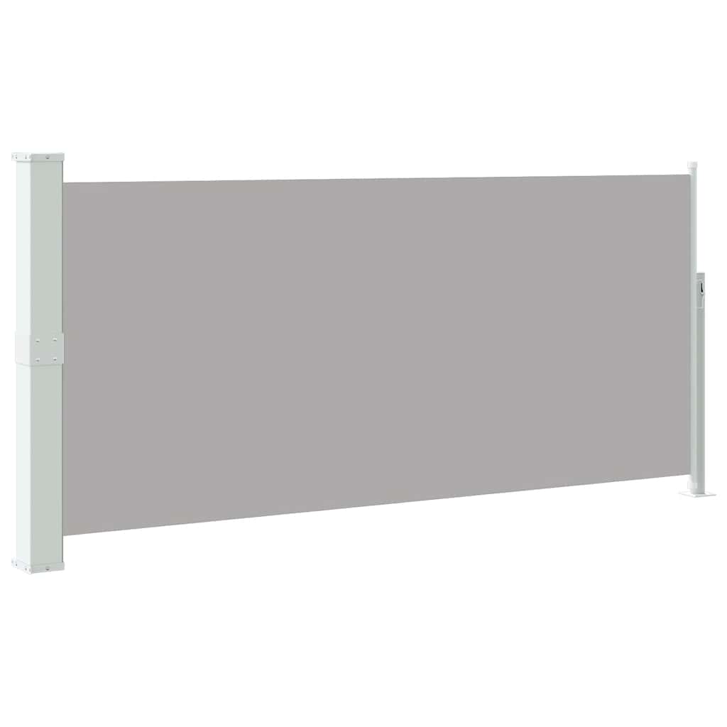 Side Awning | Green grey | 100% Polyester fabric, Steel frame