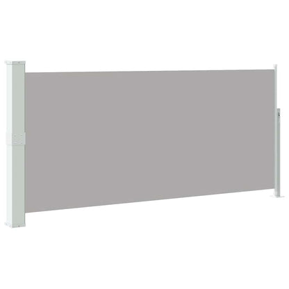 Side Awning | Green grey | 100% Polyester fabric, Steel frame