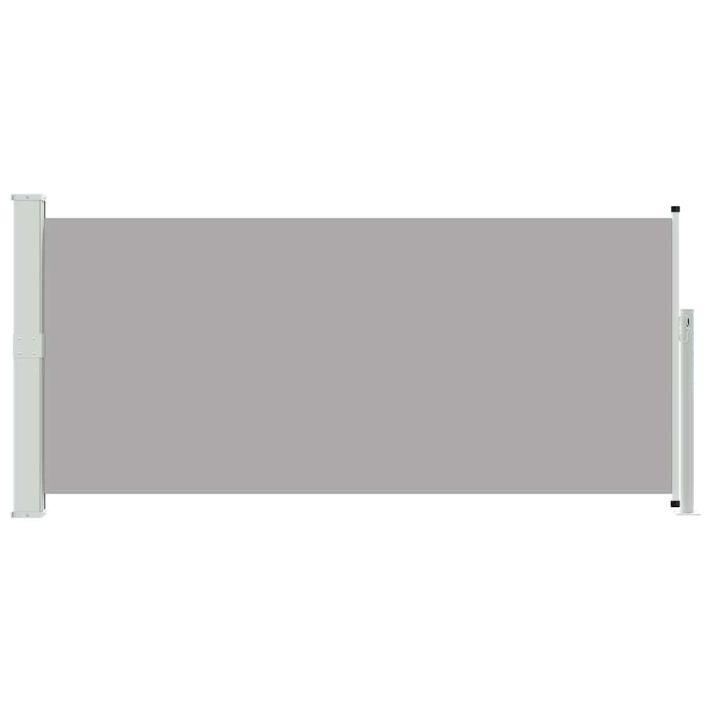 Retractable Side Awning 140 x 314 cm Grey