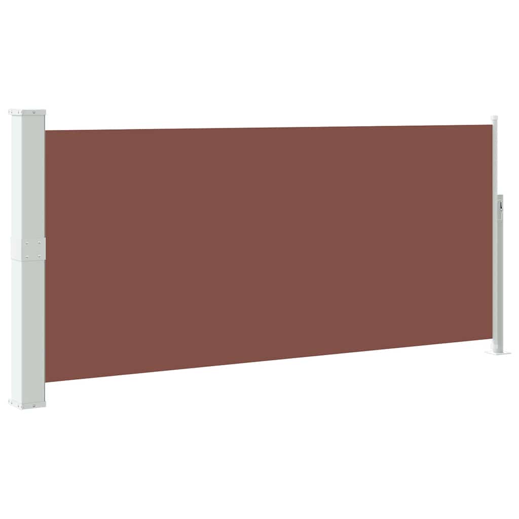 Side Awning | Brown | Steel frame, 100% polyester fabric with PU coating