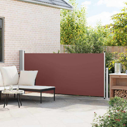 45358 vidaXL Retractable Side Awning 140 x 300 cm Brown