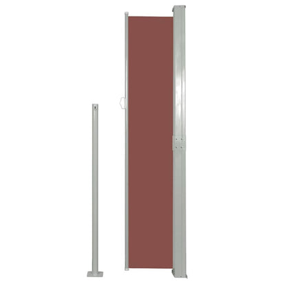 Side Awning | Brown | Steel frame, 100% polyester fabric with PU coating