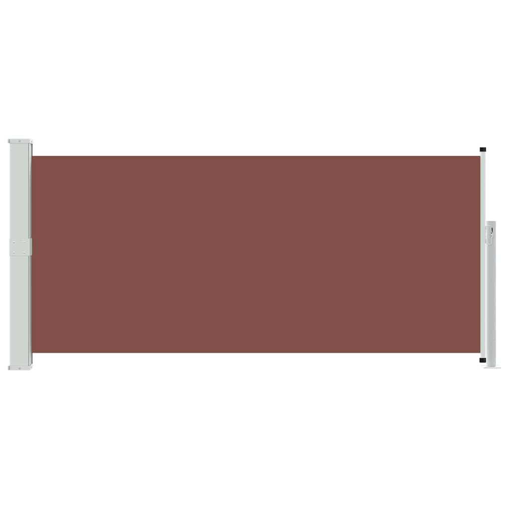 45358 vidaXL Retractable Side Awning 140 x 300 cm Brown