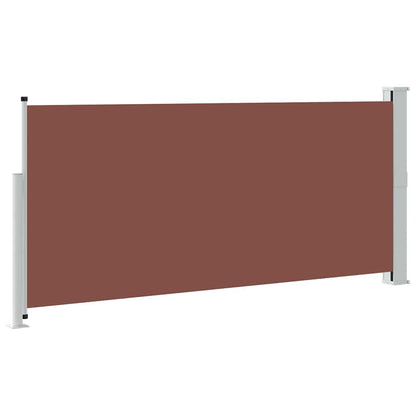45358 vidaXL Retractable Side Awning 140 x 300 cm Brown