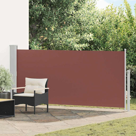 Side Awning | Brown | Steel frame, 100% polyester fabric with PU coating