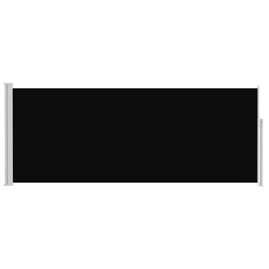 Retractable Side Awning 117x314 cm Black