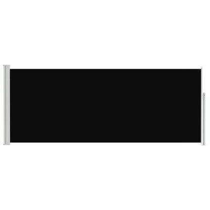 Retractable Side Awning 117x314 cm Black