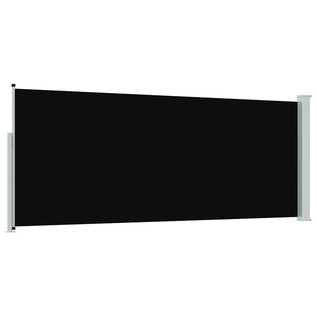 Retractable Side Awning 117x314 cm Black