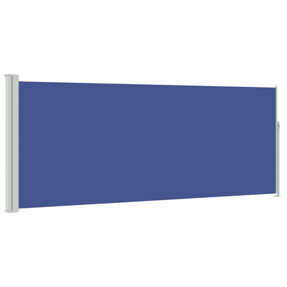 Retractable Side Awning 117x314 cm Blue