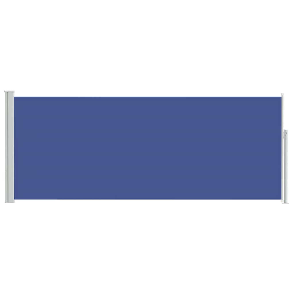 Retractable Side Awning 120 x 300 cm Blue