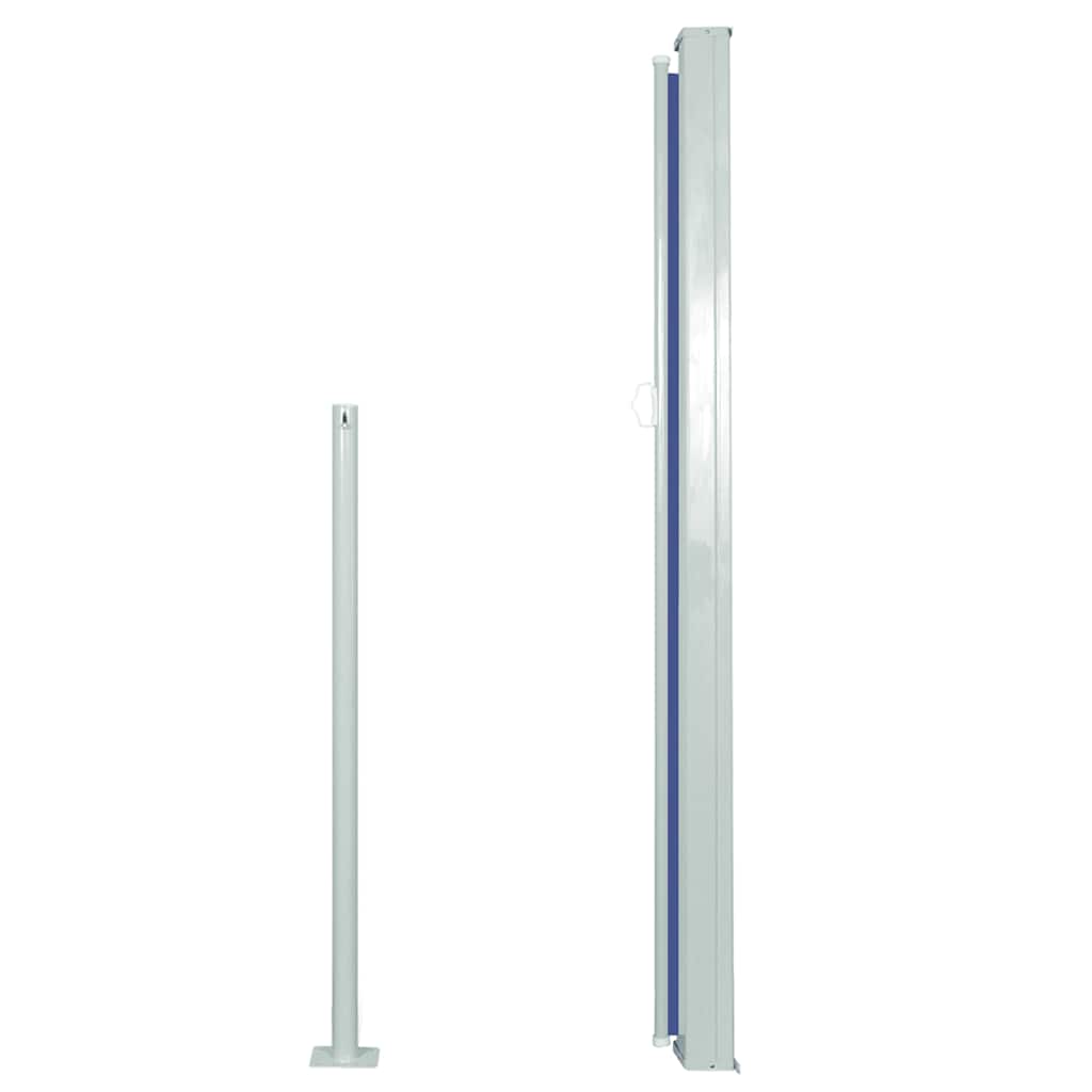 Retractable Side Awning 120 x 300 cm Blue