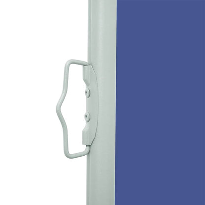 Retractable Side Awning 117x314 cm Blue