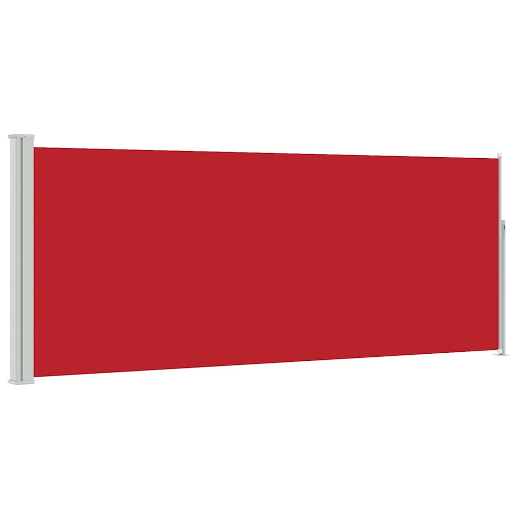 Retractable Side Awning 120 x 300 cm Red