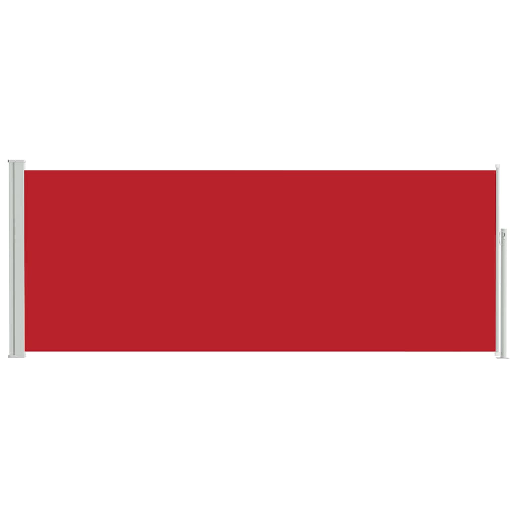 Side Awning | Red | Steel frame, 100% polyester fabric with PU coating