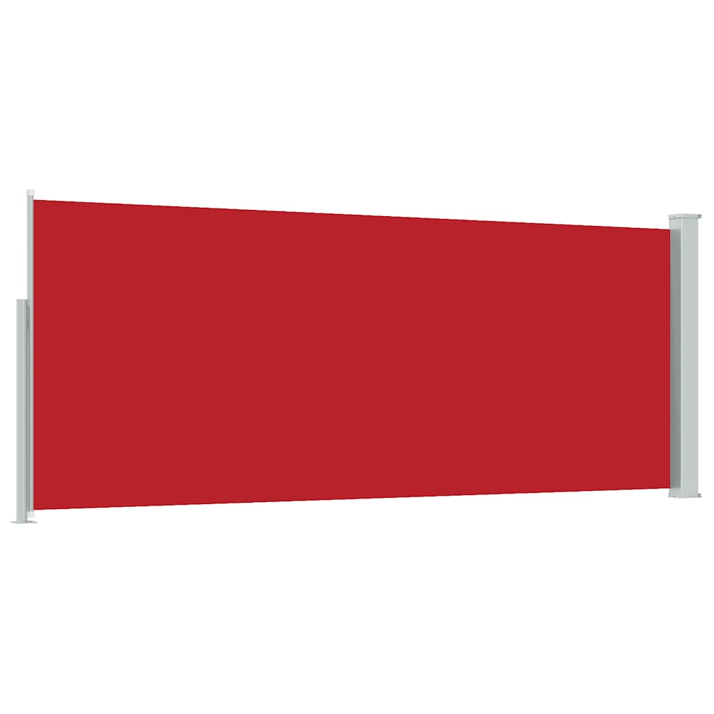 Retractable Side Awning 120 x 300 cm Red