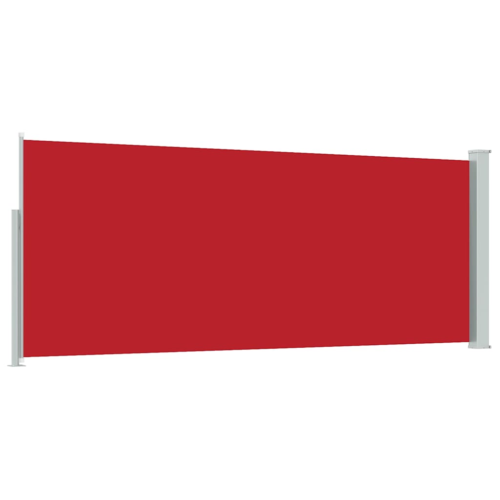Side Awning | Red | Steel frame, 100% polyester fabric with PU coating
