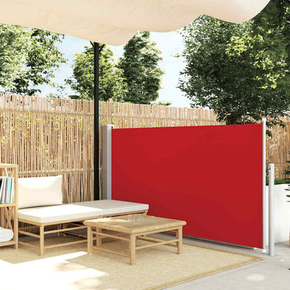 Retractable Side Awning 120 x 300 cm Red