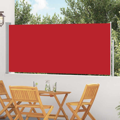 Side Awning | Red | Steel frame, 100% polyester fabric with PU coating