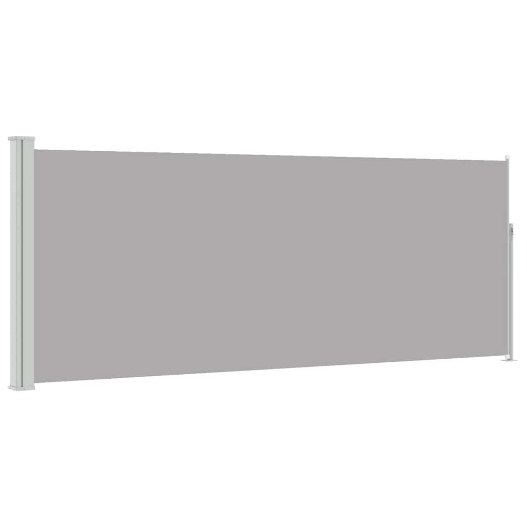 Retractable Side Awning 120 x 300 cm Grey