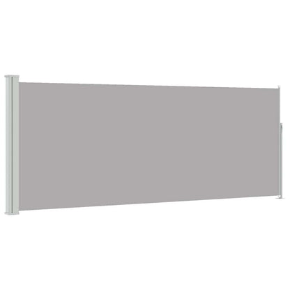 Retractable Side Awning 120 x 300 cm Grey