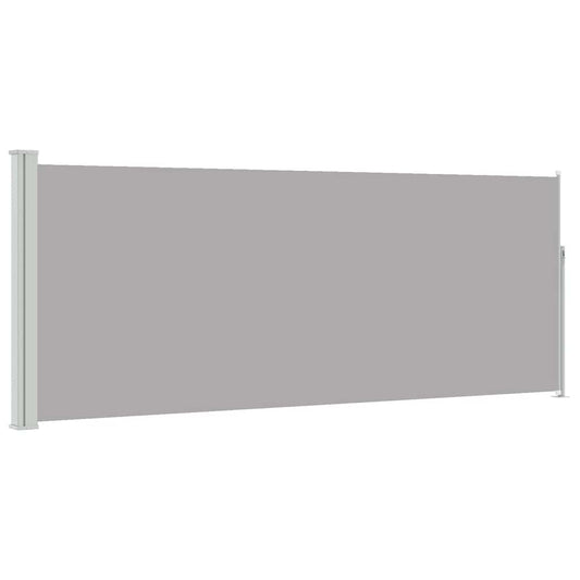 Retractable Side Awning 120 x 300 cm Grey