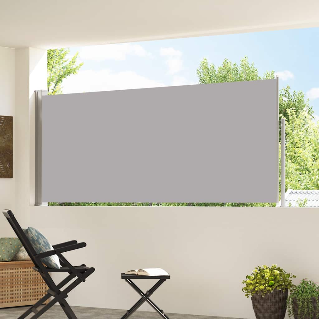 Side Awning | Green grey | 100% polyester fabric with PU coating