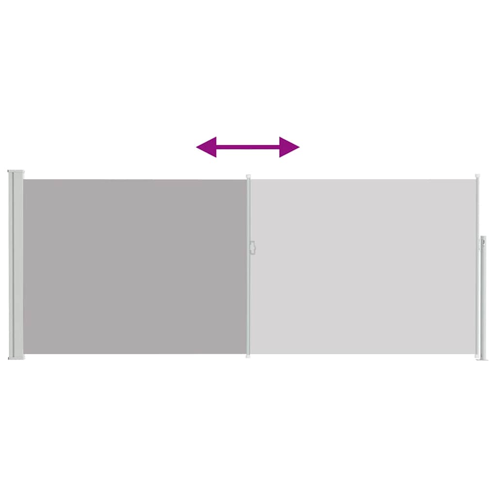 Side Awning | Green grey | 100% polyester fabric with PU coating