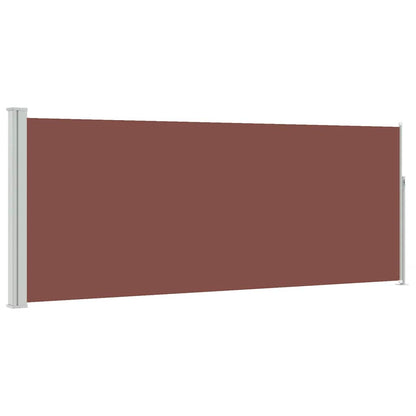 Retractable Side Awning 120 x 300 cm Brown