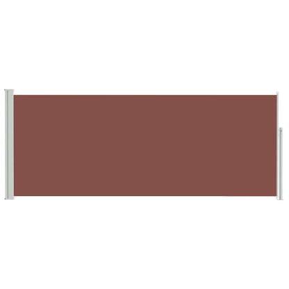 Retractable Side Awning 120 x 300 cm Brown
