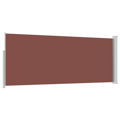 Retractable Side Awning 120 x 300 cm Brown