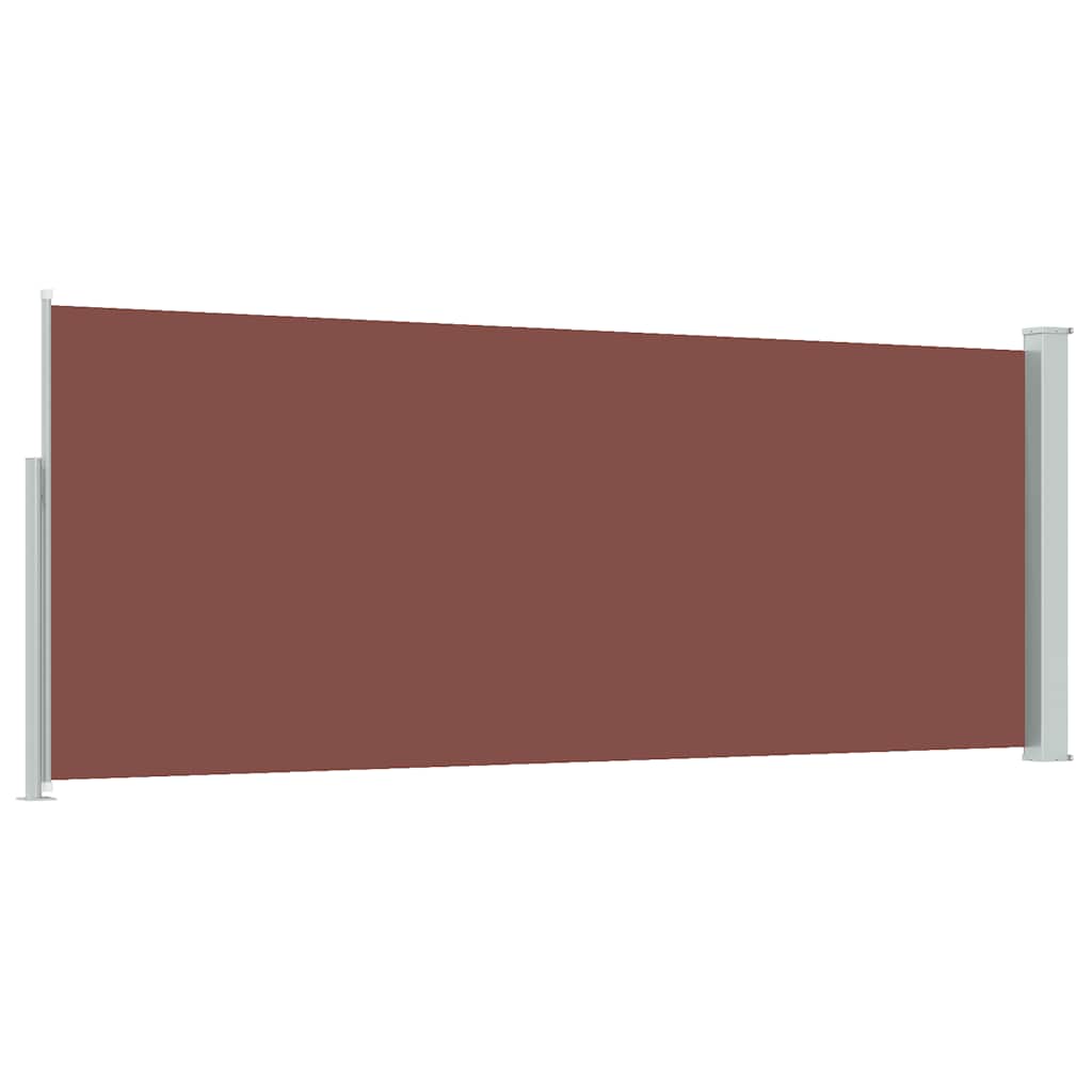 Side Awning | Brown | Steel frame, 100% polyester with PU coating