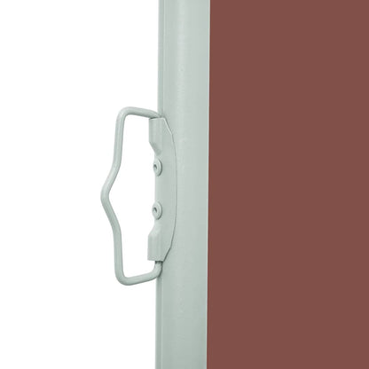Retractable Side Awning 120 x 300 cm Brown
