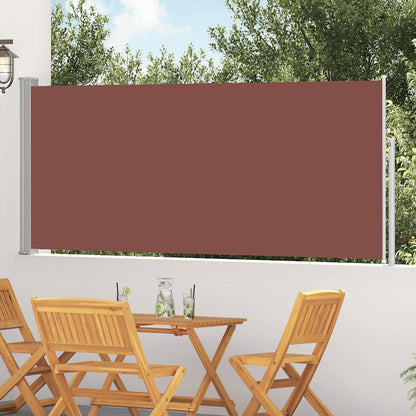 Side Awning | Brown | Steel frame, 100% polyester with PU coating