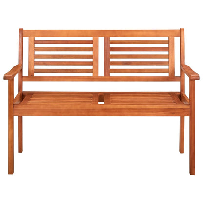 Bench | Brown | Solid eucalyptus wood | 2-Seater | Ergonomic