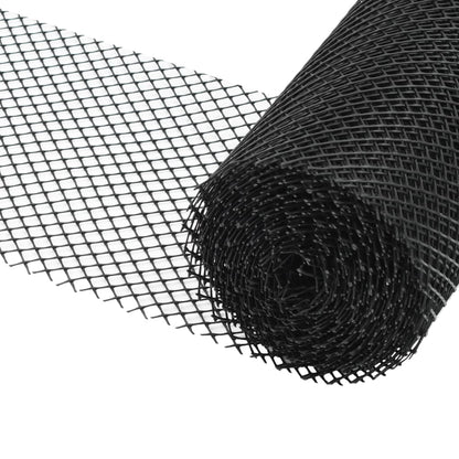 4 Piece Gutter Mesh with Clips HDPE 1.08 ㎡
