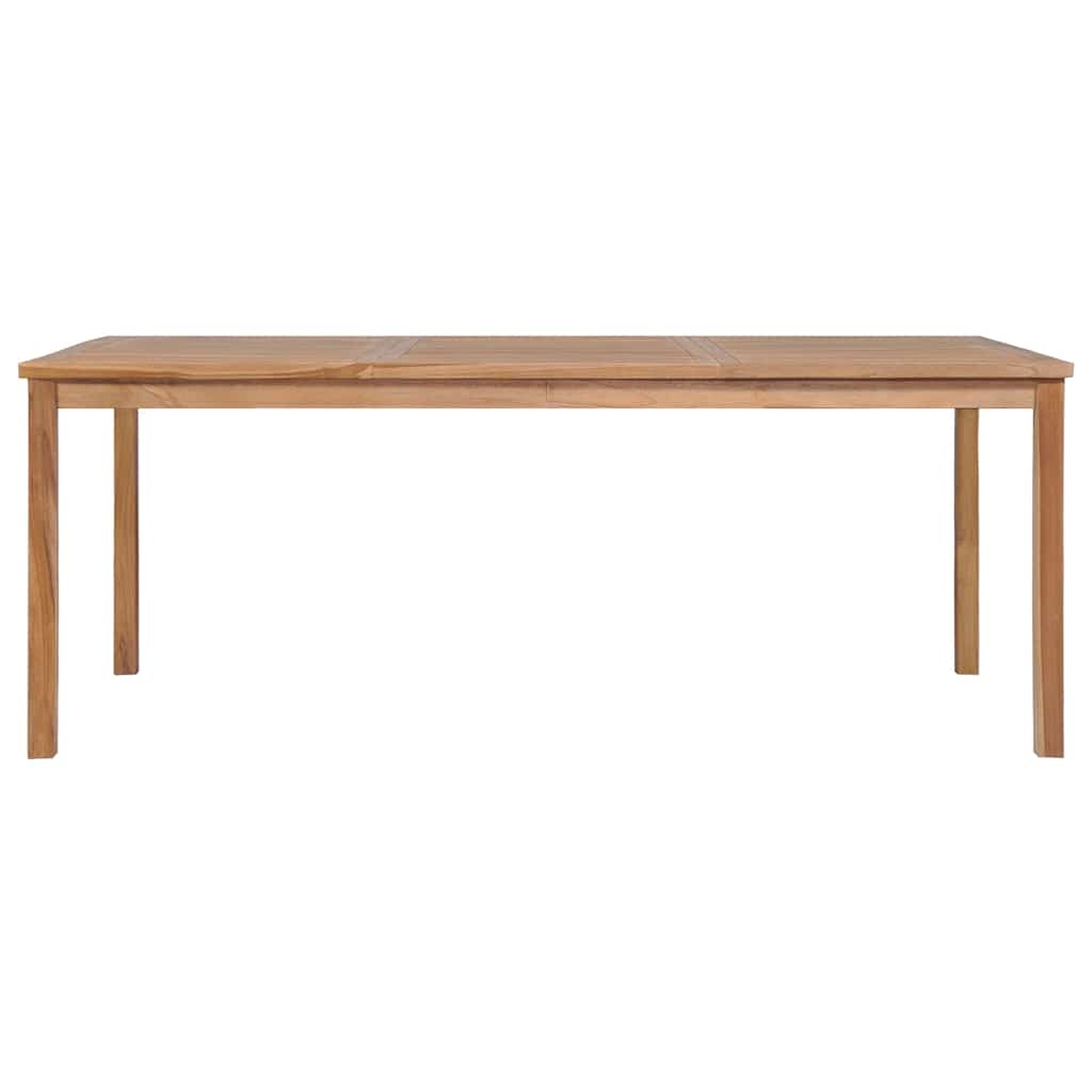 44998 vidaXL Garden Table 200x100x77 cm Solid Teak Wood