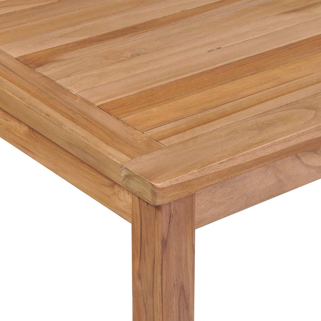 44998 vidaXL Garden Table 200x100x77 cm Solid Teak Wood