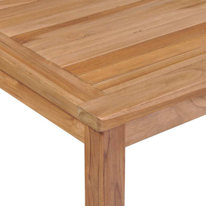 44998 vidaXL Garden Table 200x100x77 cm Solid Teak Wood