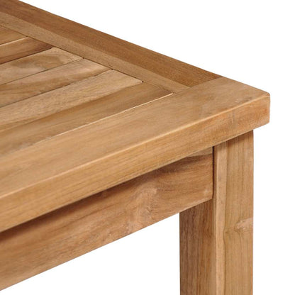 Dining Set | Natural wood | Fine sanded teak hardwood | Medium | Durable