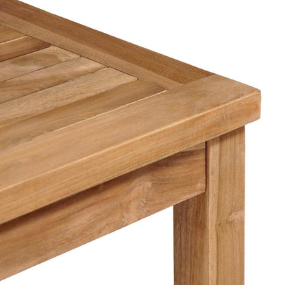 44999 vidaXL 5 Piece Outdoor Dining Set Solid Teak Wood