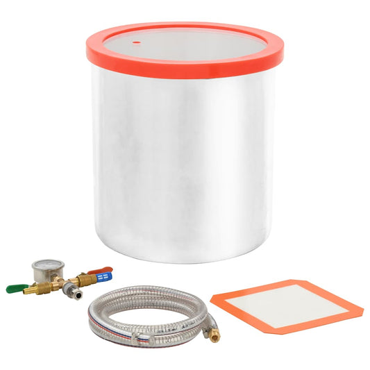 143867 vidaXL Vacuum Chamber Stainless Steel 18,9 L