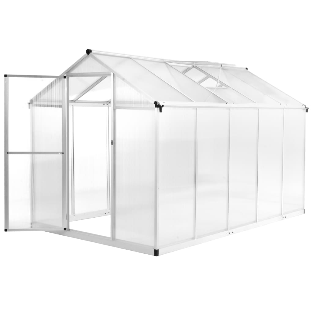 Greenhouse Aluminium 302x190x195 cm 11,19 m³