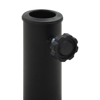 Parasol Base | Black | Polyresin | Standard | Decorative Inlays